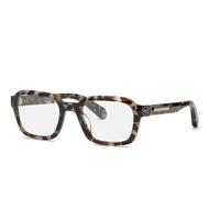 Philipp Plein Homme VPP083M PLEIN BRAVE SHADES 03KA Montures optiques Acétate Havane Carré