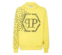 Philipp Plein - Hooded SweaT-shirt Skull&Bones - Homme - Sweatshirts et sweats à capuche - Jaune - Taille: L