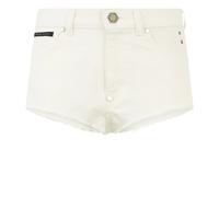Philipp Plein - Hot Pants Basic - Femme - Shorts - Blanc - Taille: W27