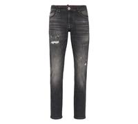 Philipp Plein - Jeans Super Straight Coupe Détruits - Homme - Jeans - Gris - Taille: W31
