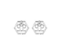 Philipp Plein Jewellery Boucles d'oreilles 'HEXAGON' argent, Taille One Size