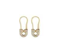 Philipp Plein Jewellery Boucles d'oreilles 'PLEIN SAFETY PIN' or, Taille One Size