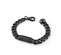 Philipp Plein Jewellery Bracelet 'Gothic' noir, Taille S