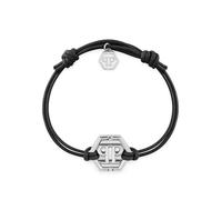 Philipp Plein Jewellery Bracelet 'Linked' noir / argent, Taille S