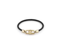 Philipp Plein Jewellery Bracelet 'Plein Edge' or / noir, Taille S