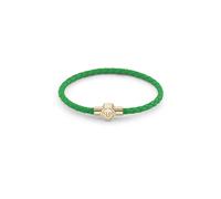 Philipp Plein Jewellery Bracelet 'Plein Tag' or / vert, Taille S