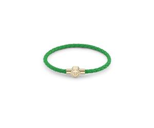 Philipp Plein Jewellery Bracelet 'Plein Tag' or / vert, Taille S