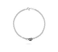 Philipp Plein Jewellery Chaîne 'PLEIN EDGE' argent, Taille One Size