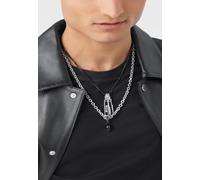 Philipp Plein Jewellery Chaîne 'PLEIN SAFETY PIN' argent, Taille One Size