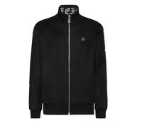Philipp Plein - Jogging Zipped Jacket Skull&Bones - Homme - Sweatshirts et sweats à capuche - Noir - Taille: 4XL