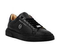 Philipp Plein - Leather Lo-Top Baskets Hexagon - unisex - Chaussures - Noir - Taille: 35 EU