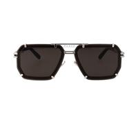 Philipp Plein - Legacy Lunettes de soleil - Homme - Accessoires - Gris - Taille: 64 MM