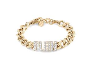 Philipp Plein - Lettering Bracelet - Femme - Accessoires - Jaune - Taille: ONE Size