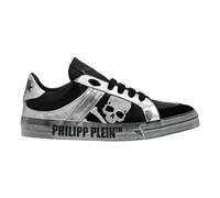Philipp Plein - Lo-Top Leather Baskets Retrokickz - unisex - Chaussures - Noir - Taille: 37 EU
