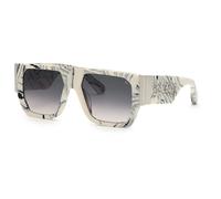 Philipp Plein Spp094m Sunglasses Beige Smoke Gradient / CAT3 Homme