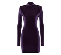 Philipp Plein - Mini Dress LS Basic - Femme - Robes - Violet - Taille: 42 FR