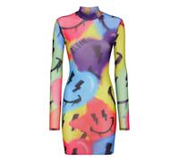 Philipp Plein - Mini Dress LS Smile - Femme - Robes - Multicolore - Taille: 42 FR