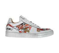 Philipp Plein - Mirror Leather Low Top Baskets Golden Eagle - unisex - Chaussures - Gris - Taille: 41 EU