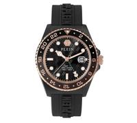 Philipp Plein Montre à affichage analogique 'Gmt I Challenger' or / noir, Taille One Size