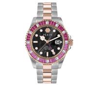 Philipp Plein Montre à affichage analogique or / fuchsia / argent, Taille One Size