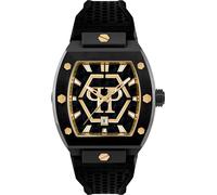 Philipp Plein Montre à affichage analogique or / noir / blanc, Taille One Size