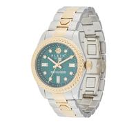 Philipp Plein Montre analogique à Quartz pour Femme Queen Crystal, Bicolore/Vert - Pwdaa0421, Bracelet