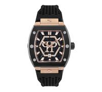 Philipp Plein Montre à affichage analogique 'The Hexagon Phantom' or / noir, Taille One Size