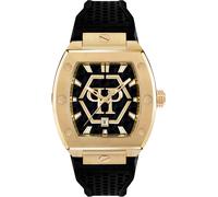 Philipp Plein Montre à affichage analogique 'The Hexagon Phantom' or / noir, Taille One Size