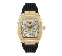 Philipp Plein Montre à affichage analogique 'The $keleton' or / noir / argent, Taille One Size