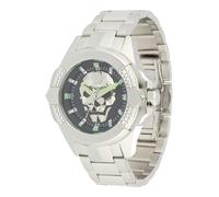 Philipp Plein Montre à affichage analogique 'The $kull' vert clair / noir / argent, Taille One Size