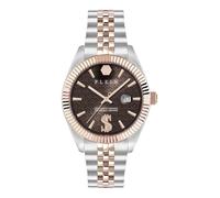 Philipp Plein Montre analogique à quartz pour homme en acier inoxydable, Bic/marron - Pwmfa0925