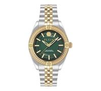 Philipp Plein Montre analogique à quartz pour homme Plein Icon Chain en acier inoxydable, Bic/vert - Pwzfa0225, OS, Philipp Plein Chaîne Plein Icon