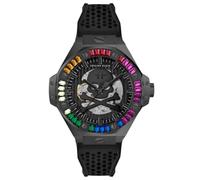 Philipp Plein Montre à affichage analogique '$keleton Royal' bleu / vert / rose / noir, Taille One Size