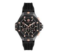 Philipp Plein Montre bracelet PWPRA0524 Chrono Royal Quartz Hommes Noir/Or