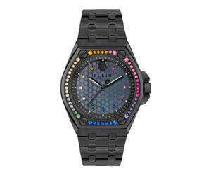 Philipp Plein - Montre Extreme Rainbow Strass - Femme - Accessoires - Noir - Taille: ONE Size