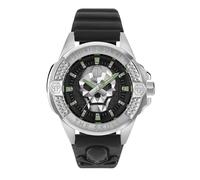 Philipp Plein - Montre Hommes - Quartz - Analogique - Bracelet Cuir Noir - PWAAA0321
