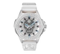 Philipp Plein Montre Hommes Analogue Quartz $ Kull Blanc Cristaux PWAAA1521