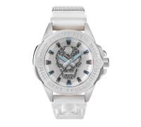 Philipp Plein Montre Hommes Analogue Quartz $ Kull Blanc Cristaux PWAAA1521