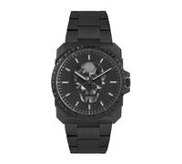 Philipp Plein Montre Hommes Analogue Quartz The $ Kull Roi Noir PWLAA0922 Inox