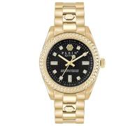 Philipp Plein Montre Femme Queen - Analogique Or/Noir - One Size