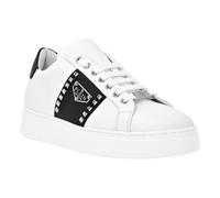 Philipp Plein - Nappa Leather Lo-Top Baskets Hexagon - unisex - Chaussures - Blanc - Taille: 35 EU