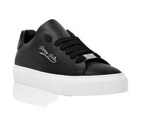 Philipp Plein - Nappa Leather Lo-Top Baskets Signature - unisex - Chaussures - Noir - Taille: 38 EU