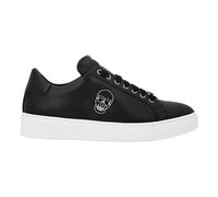 Philipp Plein - Nappa Leather Lo-Top Baskets Skull - unisex - Chaussures - Noir - Taille: 37 EU