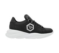 Philipp Plein - Nappa Leather Runner Crystal Fatale - Femme - Chaussures - Noir - Taille: 39 EU
