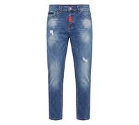 Philipp Plein - Nouveau Jean Coupe Fuselée Basique - Homme - Jeans - Bleu - Taille: W32