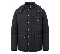 Philipp Plein - Nylon Puffer Jacket Gothic Plein - Homme - Vestes - Noir - Taille: 3XL
