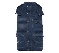 Philipp Plein - Nylon Puffer Vest - Homme - Vestes - Bleu - Taille: M