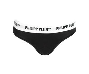Philipp Plein - Pack de String Bikini avec Logo - Femme - Sous-vêtements - Noir - Taille: 44 FR