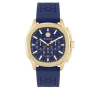 Philipp Plein $PECTRE Chrono Men's Quartz Watch Gold/Blue/Silicone - Pwsaa0323
