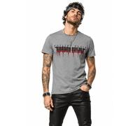 Philipp Plein Platinium Cut Statement Logo T-Shirt Col Rond Top Neuf M
